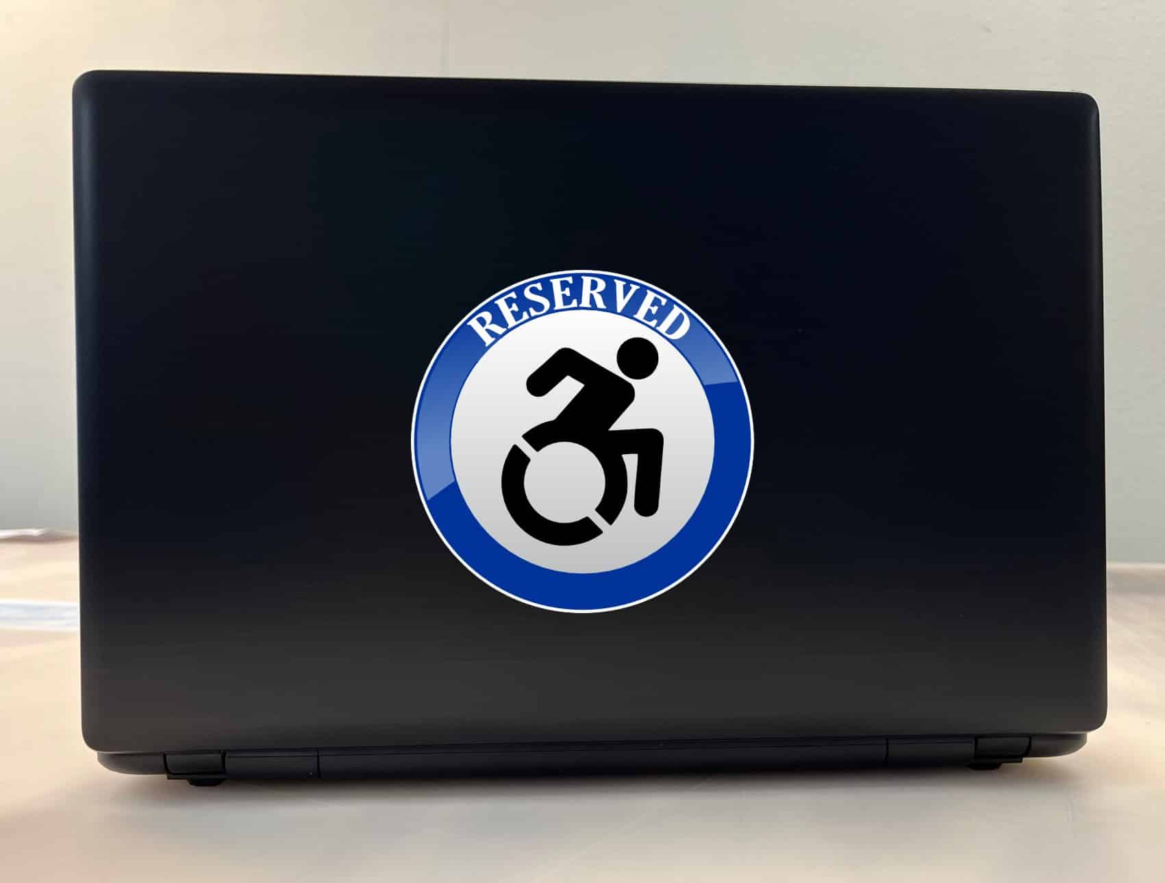 StickerTalk Dynamic Disability Reserved Vinyl Sticker, 5 inches x 5 inches - Image 3