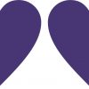 Purple Heart Vinyl Stickers