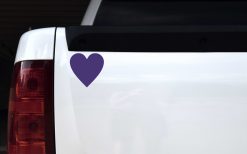 Purple Heart Vinyl Sticker