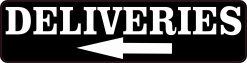 Left Arrow Deliveries Magnet