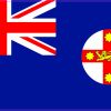 New South Wales Flag Vinyl Sticker
