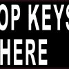 Drop Keys Here Magnet