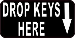 Drop Keys Here Magnet