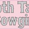 Smooth Talking Cowgirl Vinyl Sticker