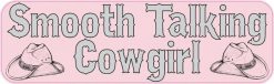 Smooth Talking Cowgirl Vinyl Sticker