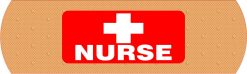 Bandage Nurse Vinyl Sticker