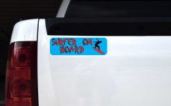 Surfer on Board Vinyl Sticker