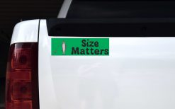 Trout Fishing Size Matters Magnet