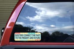 Quilters Connect the Past Sticker