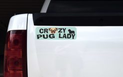 Crazy Pug Lady Magnet