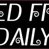 Baked Fresh Daily Vinyl Sticker