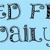 Blue Baked Fresh Daily Magnet