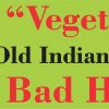 Vegetarian Indian Old Word for Bad Hunter Magnet