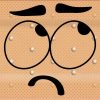 Sad Face Bandage Vinyl Sticker