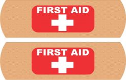 Bandage First Aid Vinyl Stickers