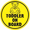 Teddy Bear Toddler on Board Vinyl Sticker