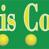 Tennis Coach Vinyl Sticker
