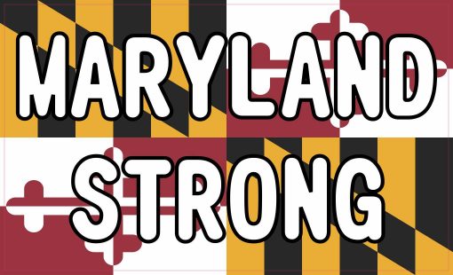 Maryland Strong Vinyl Sticker