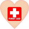 Heart Bandage First Aid Vinyl Sticker
