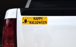 Owl Happy Halloween Vinyl Sticker
