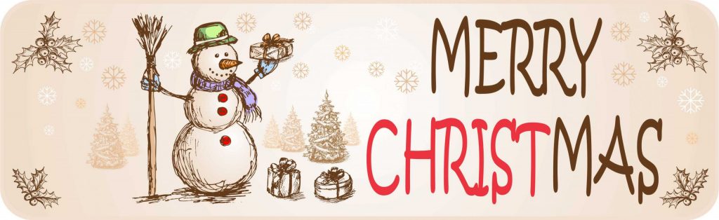 Snowman Merry Christmas Magnet