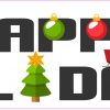 Happy Holidays Vinyl Sticker
