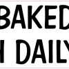 Pies Baked Fresh Daily Vinyl Sticker