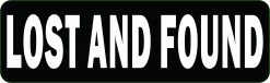 Lost and Found Vinyl Sticker