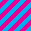 Pink and Blue Caution Stripes Magnet