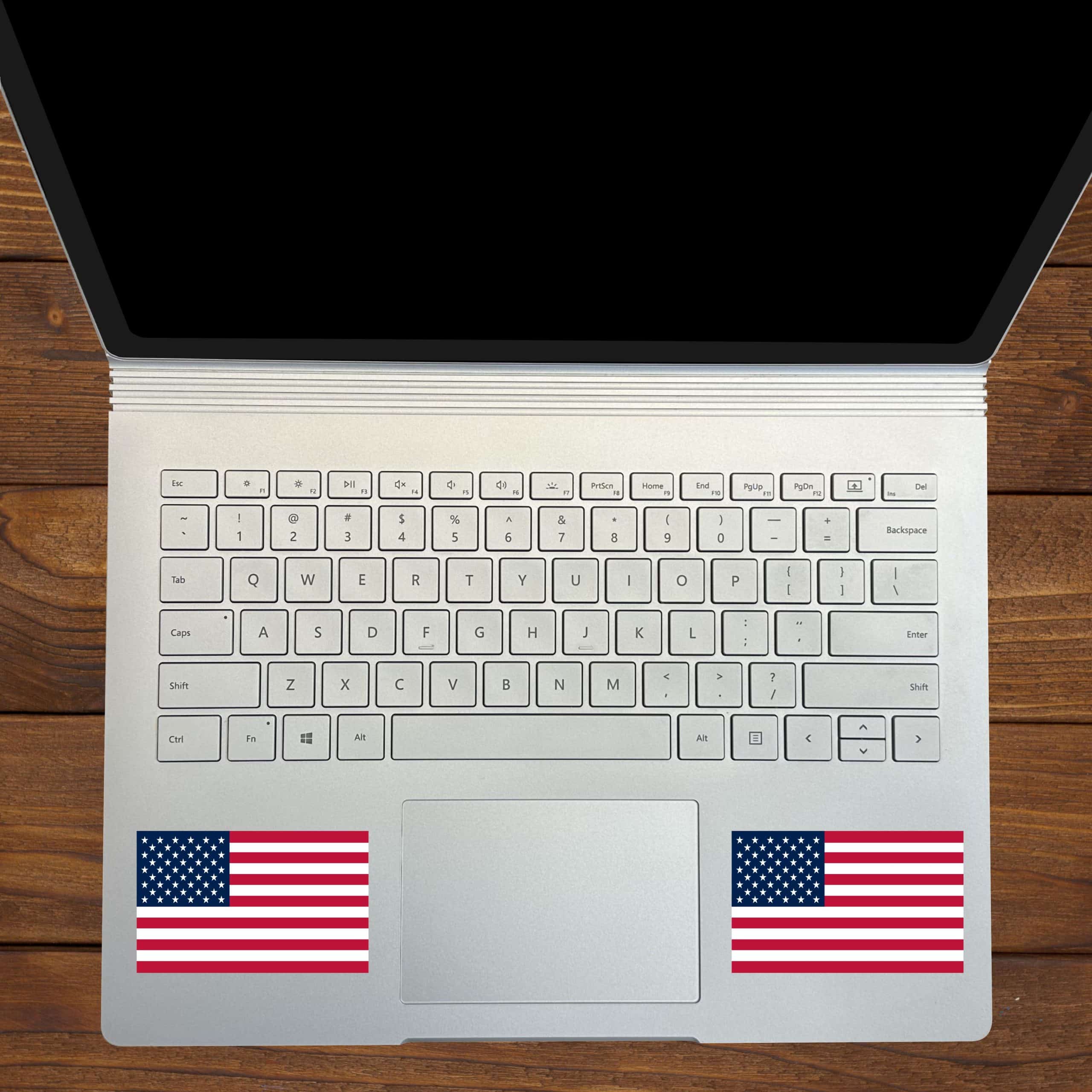 StickerTalk Proportional US Flag Vinyl Stickers, 1 sheet of 2 stickers, 3.25in x 1.9in each - Image 4