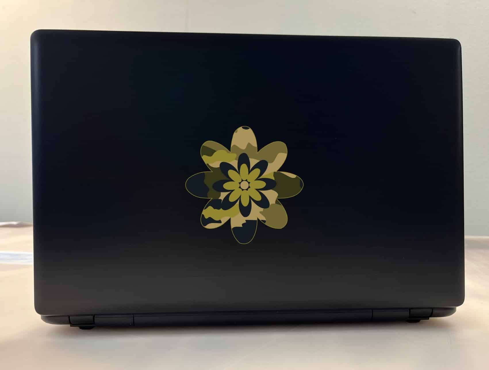 StickerTalk Camo Flower Vinyl Sticker, 4 inches x 4 inches - Image 3