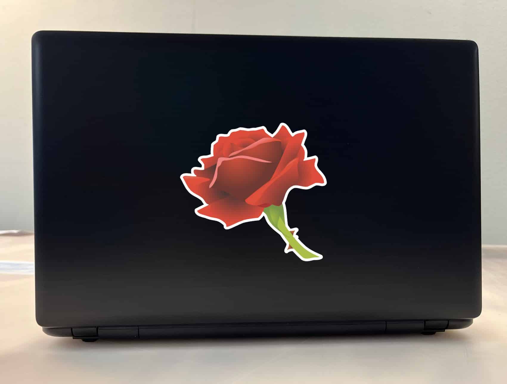 StickerTalk Red Rose Vinyl Sticker, 4.75 inches x 4.5 inches - Image 3