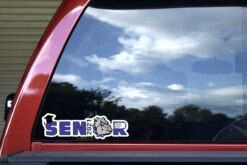 Blue Bulldog Senior 2021 Vinyl Sticker
