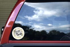 Give Thanks Vinyl Sticker