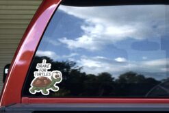 I Brake for Turtles Vinyl Sticker