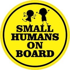 Small Humans on Board Vinyl Sticker