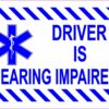 Driver Is Hearing Impaired Magnet