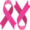 Pink Breast Cancer Awareness Ribbon Vinyl Stickers