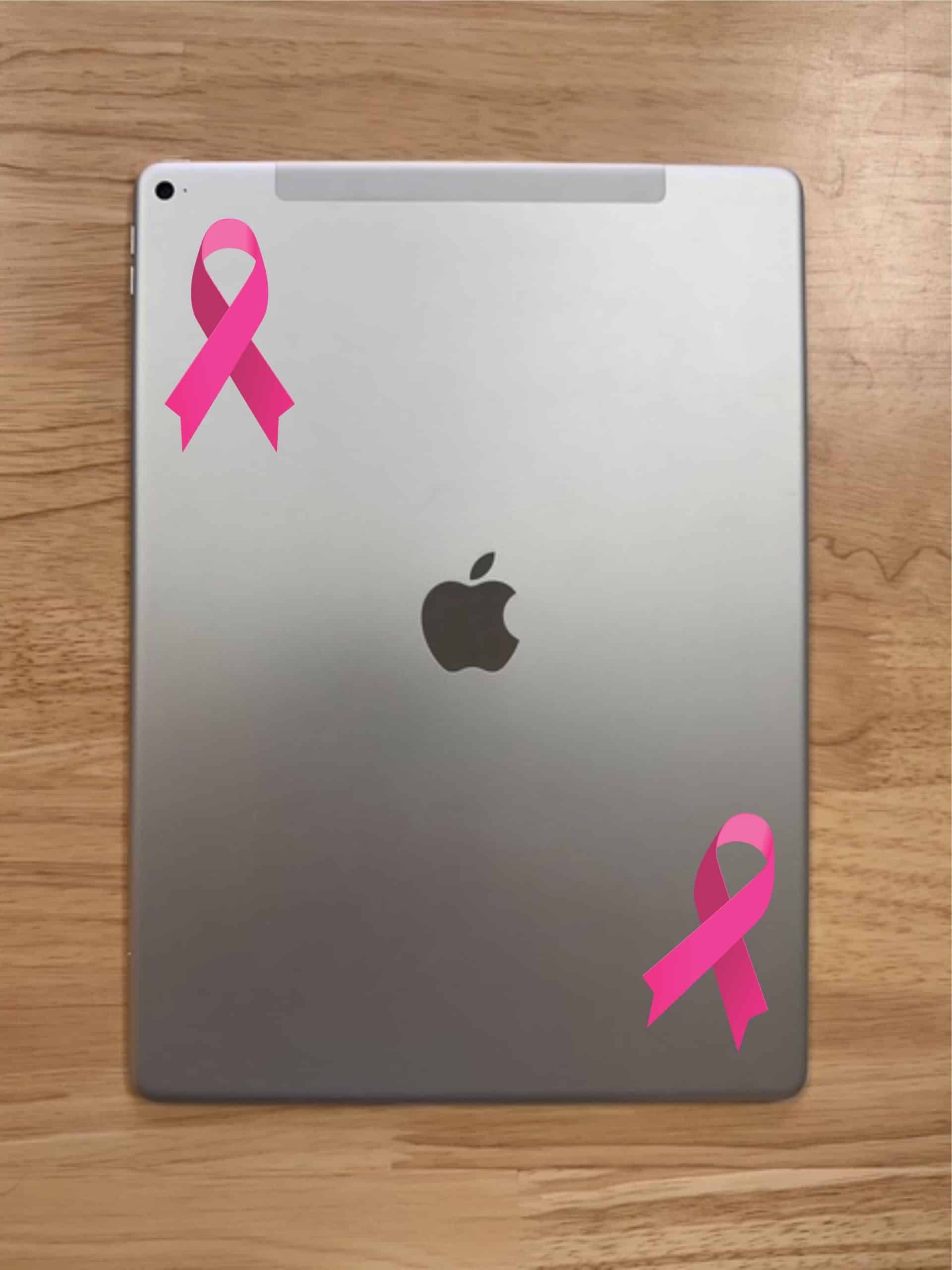 StickerTalk Pink Breast Cancer Awareness Ribbon Vinyl Stickers, - Image 8