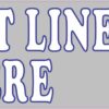Blue Bulldog Start Line Here Vinyl Sticker