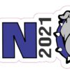Blue Bulldog Senior 2021 Vinyl Sticker