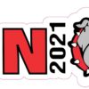 Red Bulldog Senior 2021 Vinyl Sticker