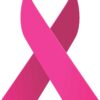Pink Breast Cancer Awareness Ribbon Vinyl Sticker