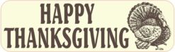 Turkey Happy Thanksgiving Magnet