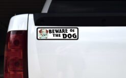 Beware of the Dog Vinyl Sticker
