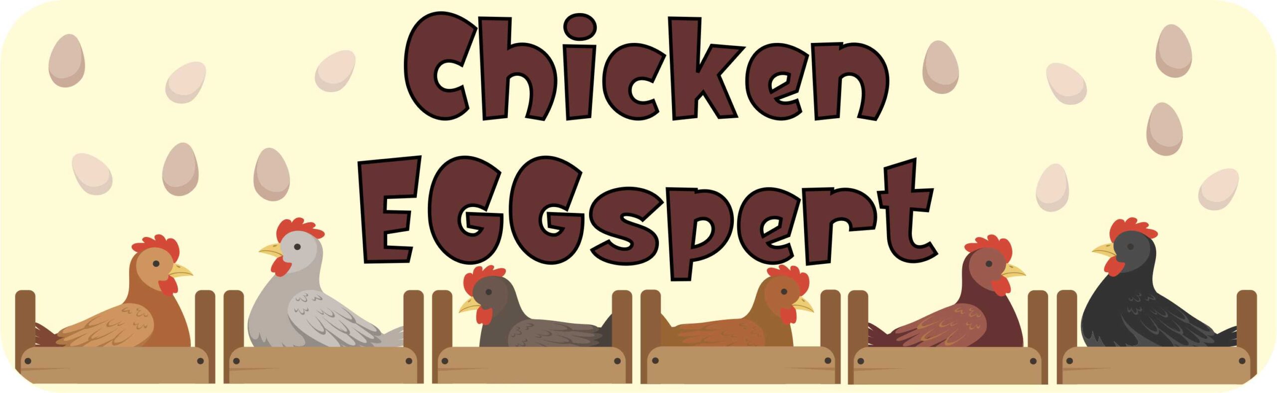 Hens Chicken Eggspert Vinyl Sticker
