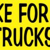 I Brake for Food Truck Vinyl Sticker