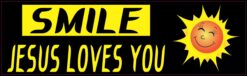 Smile Jesus Loves You Vinyl Sticker