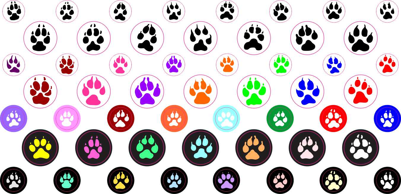 Paw Print Camera Dots Webcam Covers