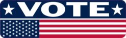 American Flag Vote Vinyl Sticker